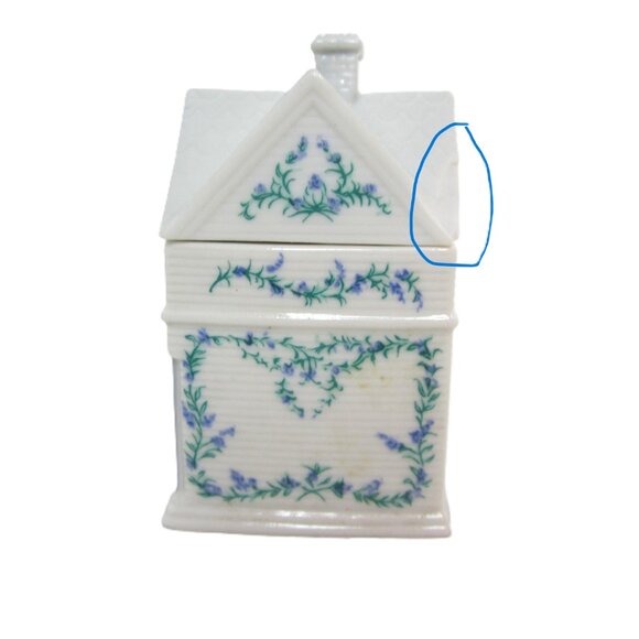 Original Lenox Spice Village Rosemary Spice Jar Cottage House Ceramic - Picture 2 of 11